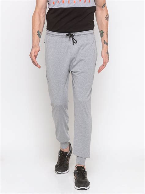 Buy Grey Mel. Regular Fit Joggers for Men | Status Quo