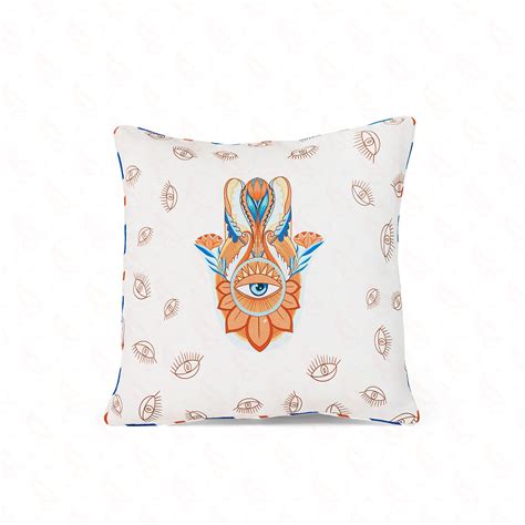 Evil Eye Cushion Cover – Cobalt Living