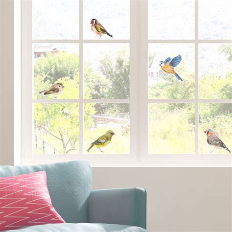 Bird Window Stickers Bird Window Decoration Spring Window - Etsy UK
