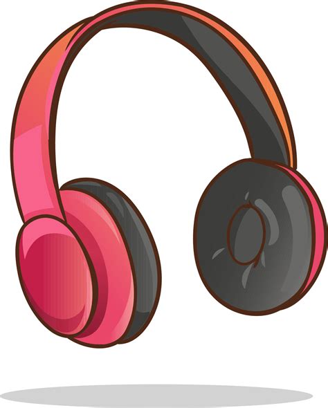 Vector headphones icon. Flat headphones icon. Flat design vector ...