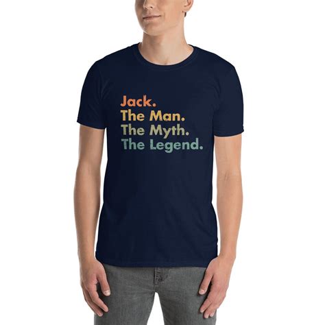 Jack the Man the Myth the Legend Unisex T-shirt Funny and - Etsy UK