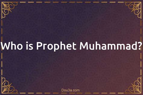 Image result for Who Is Prophet Muhammad