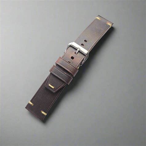20mm Leather Strap: Handmade and Stylish Indianleathercraft