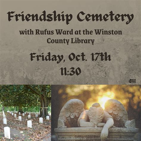 Friendship Cemetery with Rufus Ward - Mid-MS Regional Library System