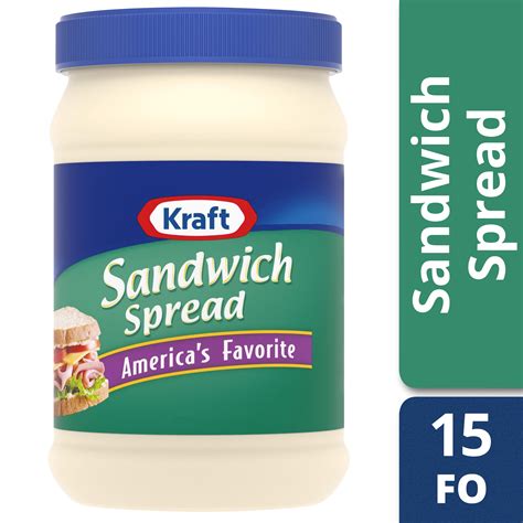 Kraft Sandwich Spread, 15 fl oz Jar - Walmart.com - Walmart.com