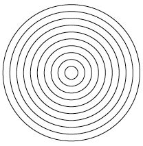 Image result for Draw Concentric Circles Array
