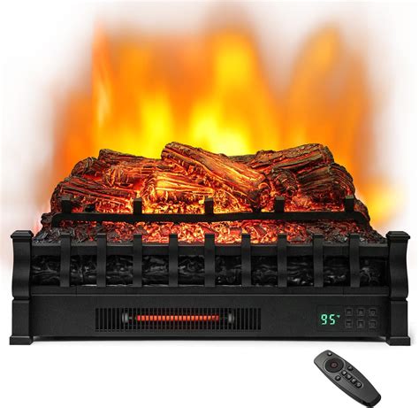 Amazon.com: Tangkula 26” Infrared Quartz Electric Fireplace Log Heater ...