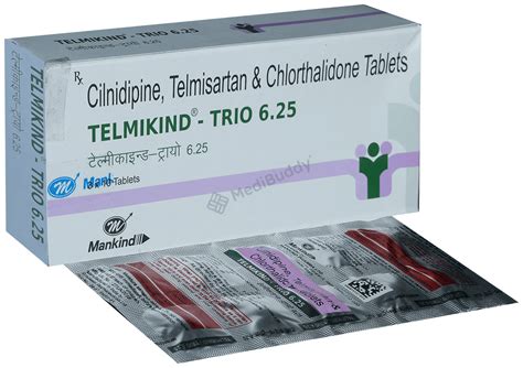 Telmikind-Trio 6.25 Tablet: Price, Uses, Side Effects & How to Use ...