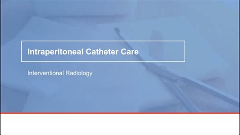 Image result for Intraperitoneal Therapy