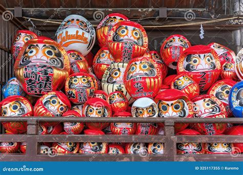 Daruma dolls at Shorinzan Daruma Temple in Takasaki