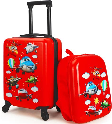 Amazon.com | emissary Kids Luggage With Wheels For Boys Girls, Kids ...