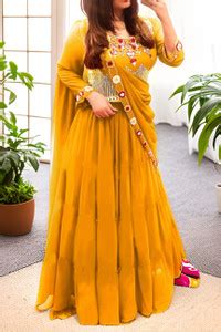 MADHUR HAND WORK ART Embroidered Semi Stitched Lehenga & Crop Top - Buy ...