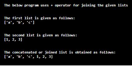 Image result for Python List Join a Range