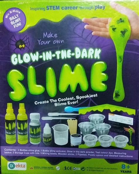 Buy Glow in The Dark Slime Lab Kit for 8+ Year Online at Low Prices in ...