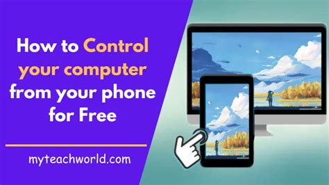 Image result for How to Use Computer Remotely Phone