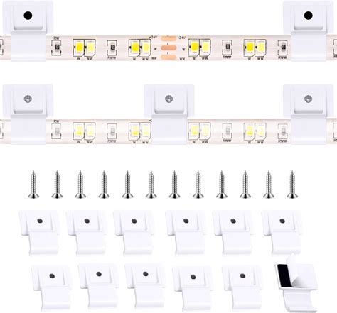 TENDIST 150 Pcs Outdoor LED Strip Light Mounting Clips Self India | Ubuy