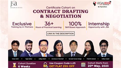 Certificate Cohort, Contract Drafting, Negotiation, LegalEdge Law ...