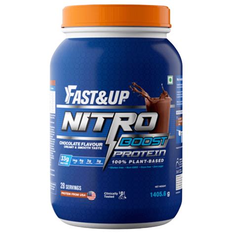 Buy Fast&Up Nitro Boost Protein Plant Protein Online – The Bike Affair