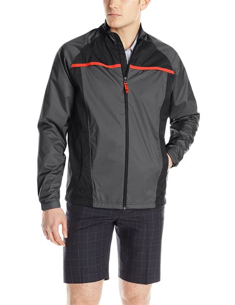 Adidas Mens ClimaStorm Essential Packable Golf Rain Jackets