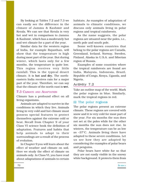 Chapter-7 Weather, Climate and Adaptations of Animals to Climate.(e ...