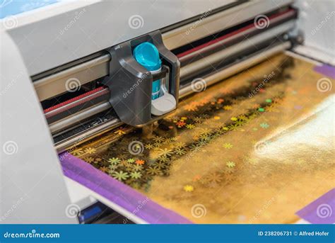 Output Device Plotter - Printer Stock Image - Image of curve, computer ...