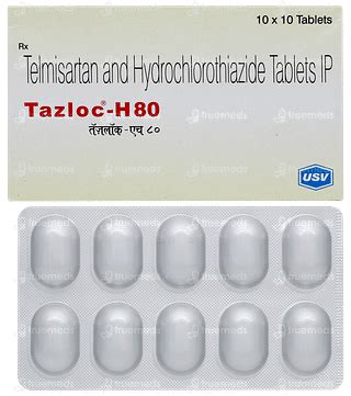Tazloc H 80 Tablet 10: Uses, Side Effects, Price & Substitutes