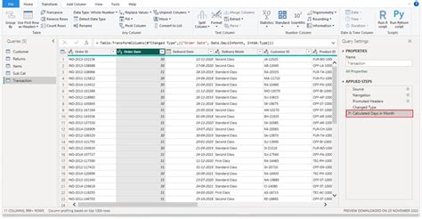 Image result for Power Query Editor Quick Rearrange