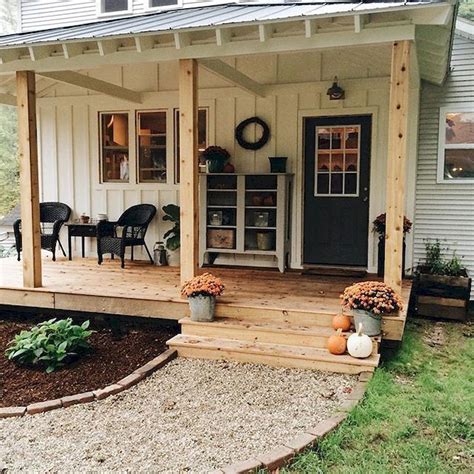 110 best farmhouse porch decor ideas (70) | Porch design, Farmhouse ...