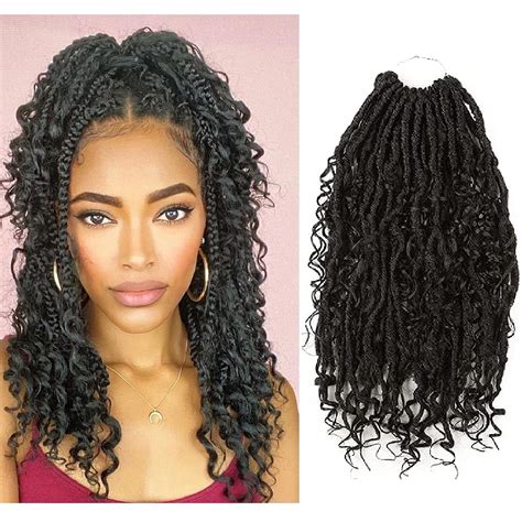 Buy LEKKER Bohomian Crochet Box Braids 18" Boho Box Braids Crochet Hair ...