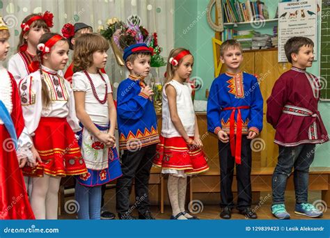 Odessa, Ukraine - March 4, 2016: Children`s Music Groups Singing ...