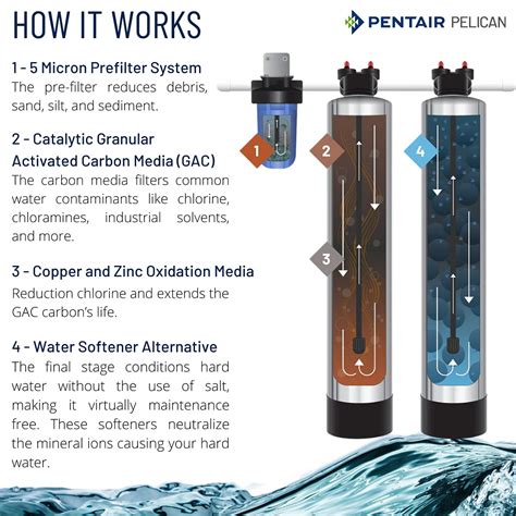 Pentair Pelican PSE1800-P Water Whole House Water Filtration and ...