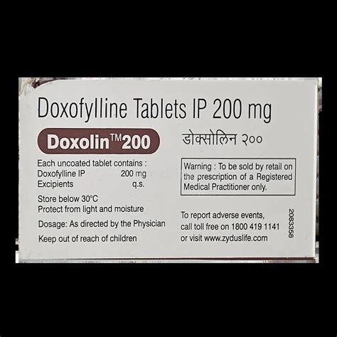 Buy Doxolin 200mg Tablet 30s Online at Best Price | Medkart