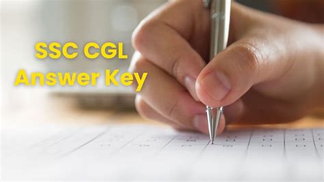 SSC CGL Answer Key 2025: SSC CGL टियर-1 परीक्षा की आंसर की हुई जारी ...