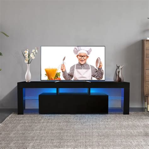 Buy Upgrade TV Stand LED TV Cabinet Entertainment Center TV Stand for ...