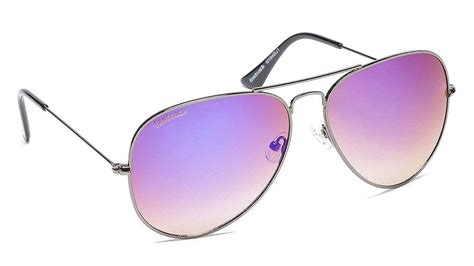 Buy Fastrack Mirrored Oval Men's Sunglasses - (M194BU1|58|Brown Color)