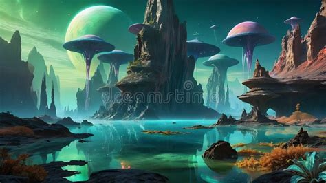 Alien Mega City Landscape 的图像结果