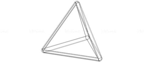 Tetrahedron 3D Model 的图像结果