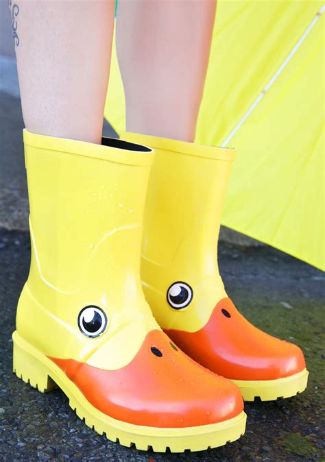 Juju Shoes Duck, Duck Rain Boots | Dolls Kill