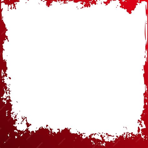 Premium Vector | Blood frame border square black vector illustration