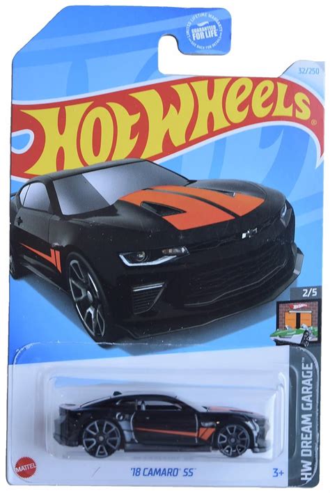 Mattel Hot Wheels '18 Camaro SS, HW Dream Garage 2/5 [Black] 32/250 ...