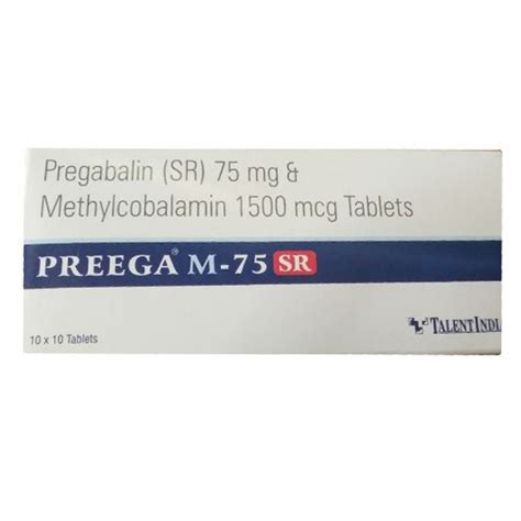 Preega M-75 SR Tablet | Uses, Side Effects, Price | Apollo Pharmacy