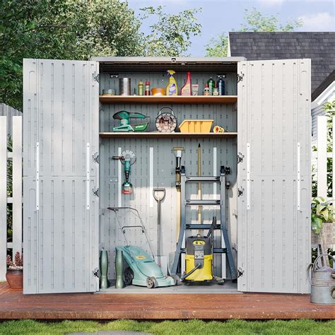 Aoxun Outdoor Storage Shed, 64 Cu.Ft Vertical India | Ubuy