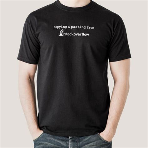 Copying and Pasting from Stack Overflow Men's T shirt – TEEZ.in