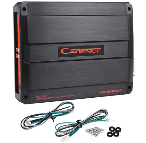 Cadence FXA2400.4 2400W 4-Channel Flash FXA Series Full Range Class A/B ...