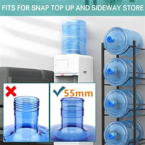 Buy Gofriipai 3 and 5 Gallon Water Jug Cap, Silicone Reusable ...