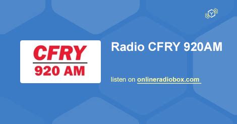 CFRY 920 AM Listen Live - Portage la Prairie, Canada | Online Radio Box