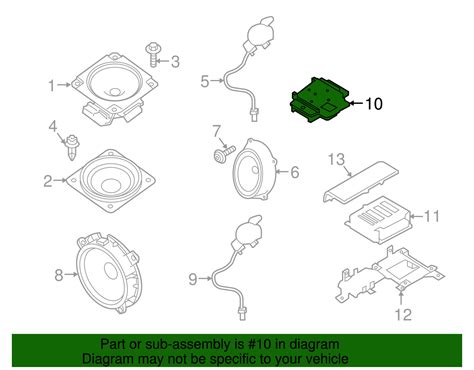 28170-9FU0A - Speaker - 2019-2024 Nissan | Nissan OEM Parts Direct
