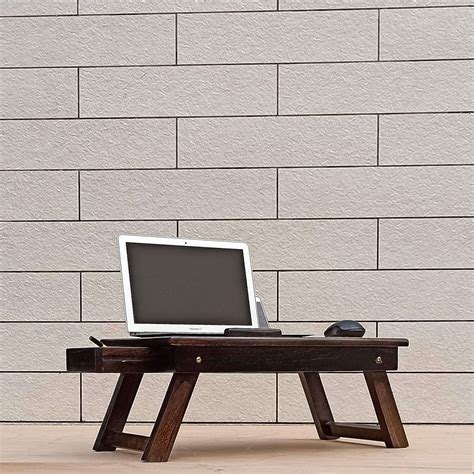 Buy Noah Laptop Table Walnut Online in India | The Home Dekor