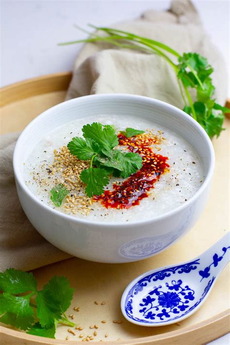 Instant Pot Chicken Congee (Rice Porridge) - Plates by Nat