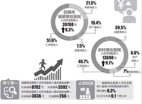 昆明主城区去年城镇居民人均可支配收入超4万_云南网